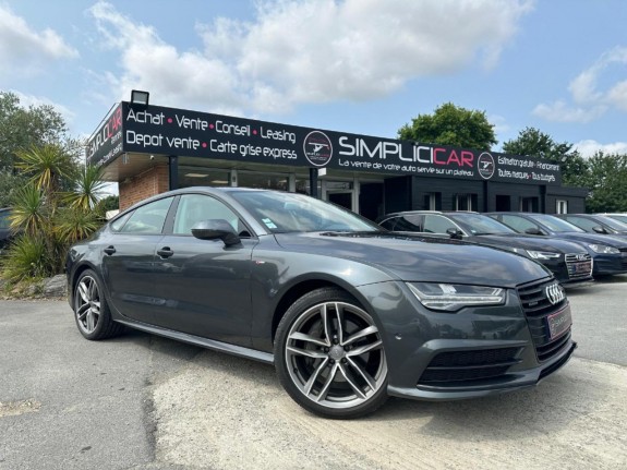 Audi a7 sportback 218ch tdi s tronic 7 quattro s line 3.0 v6 occasion simplicicar rennes simplicicar simplicibike france