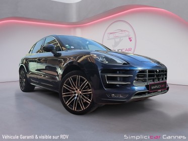 Porsche macan turbo 3.6 v6 400 ch pdk porsche approuved entretien complet. occasion cannes (06) simplicicar simplicibike france