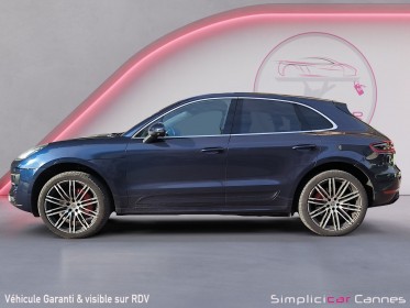 Porsche macan turbo 3.6 v6 400 ch pdk porsche approuved entretien complet. occasion cannes (06) simplicicar simplicibike france