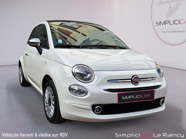 Fiat 500c serie 9 euro 6d-full 1.0 70 ch hybride bsg s/s dolcevita occasion le raincy (93) simplicicar simplicibike france