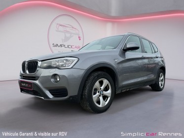 Bmw x3 f25 lci 20d 190ch xdrive executive - complet bmw occasion simplicicar rennes simplicicar simplicibike france