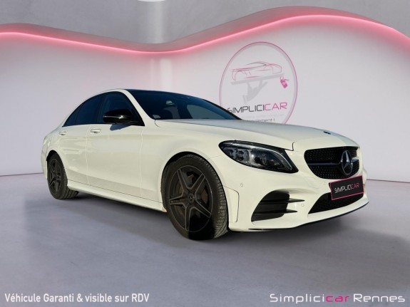 Mercedes classe c 220d 194ch 9g-tronic amg line - toit ouvrant - son burmester - siege chauffant occasion simplicicar rennes...