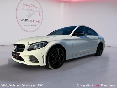 Mercedes classe c 220d 194ch 9g-tronic amg line - toit ouvrant - son burmester - siege chauffant occasion simplicicar rennes...