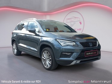 Seat ateca 2.0 tdi 150 dsg7 xcellence 1ere main toit pano| occasion montreuil (porte de vincennes)(75) simplicicar...