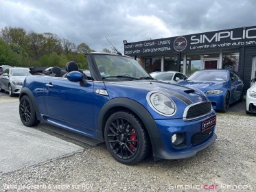 Mini cabriolet r57 john cooper works 211ch mini coopers sièges chauffants, mode sport occasion simplicicar rennes...