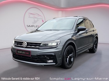 Volkswagen tiguan 2.0 tdi 150 cv dsg7 black r-line occasion simplicicar lagny  simplicicar simplicibike france