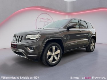 Jeep grand cherokee 3.0 crd v6 250 chevaux overland a, toutes options occasion simplicicar rennes simplicicar simplicibike...