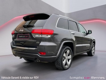 Jeep grand cherokee 3.0 crd v6 250 chevaux overland a, toutes options occasion simplicicar rennes simplicicar simplicibike...