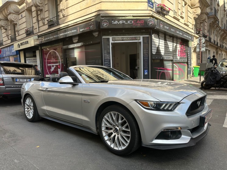 Ford mustang convertible v8 5.0 421 gt a occasion paris 15ème (75) simplicicar simplicibike france