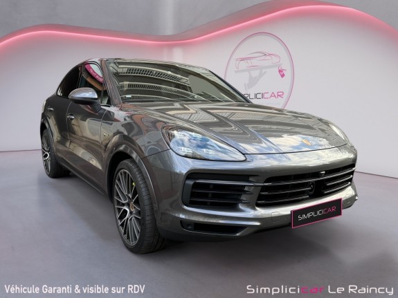 Porsche cayenne coupe 3.0 v6 462 ch e-hybrid bva tiptronic occasion le raincy (93) simplicicar simplicibike france