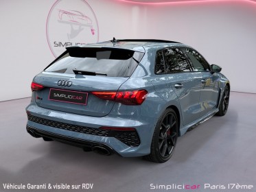 Audi rs3 sportback 2.5 tfsi 400 s tronic 7 quattro occasion paris 17ème (75)(porte maillot) simplicicar simplicibike france