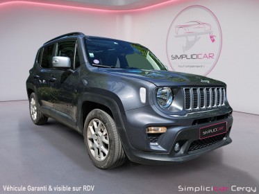 Jeep renegade toit ouvrant pano limited 1.5 turbo t4 130 ch bvr7 e-hybrid occasion cergy (95) simplicicar simplicibike france