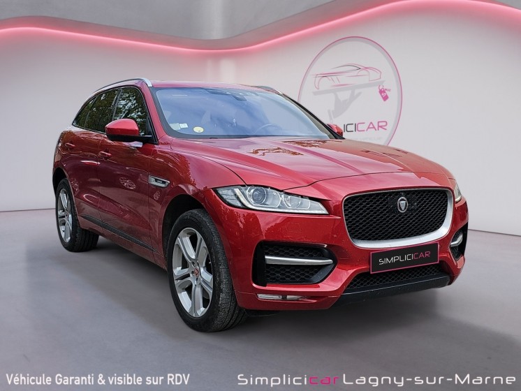 Jaguar f-pace 3.0 d v6 300 ch awd bva8 r-sport occasion simplicicar lagny  simplicicar simplicibike france