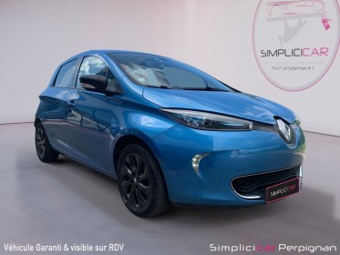 Renault zoe intens charge rapide garantie 12 mois batterie en location occasion simplicicar perpignan  simplicicar...