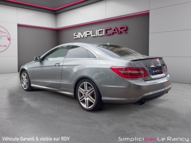 Mercedes classe e coupe 350 cdi blueefficiency executive a occasion le raincy (93) simplicicar simplicibike france