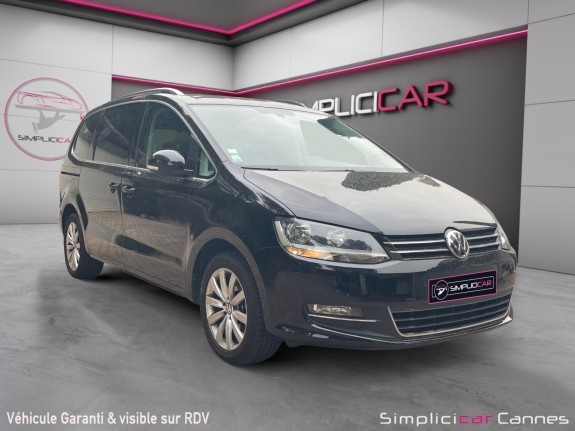 Volkswagen sharan 2.0 tdi 150 bluemotion technology dsg6 carat occasion cannes (06) simplicicar simplicibike france