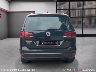 Volkswagen sharan 2.0 tdi 150 bluemotion technology dsg6 carat occasion cannes (06) simplicicar simplicibike france