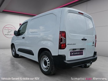 Citroen berlingo fourgon van m 800kg  136 ch batterie 50 kwh electrique, tva récupérable, prix ht occasion simplicicar...