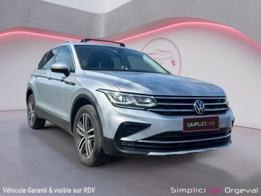 Volkswagen tiguan 2.0 tdi 200 ch dsg7 4motion elegance/toit ouvrant/ sieges chauffants/ carplay/// occasion simplicicar...