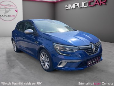 Renault megane iv berline megane iv tce 140 fap gt-line carplay camera garantie 12 mois occasion cergy (95) simplicicar...