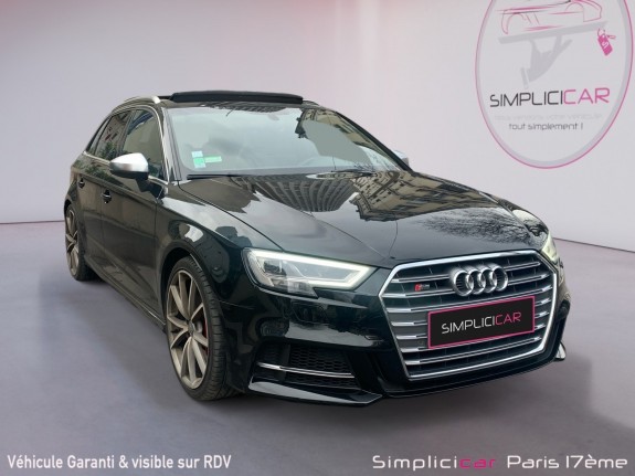 Audi s3 sportback 2.0 tfsi 310 s tronic 7 quattro - virtual cockpit / sieges chauffant / toit ouvrant / bang  olufsen...