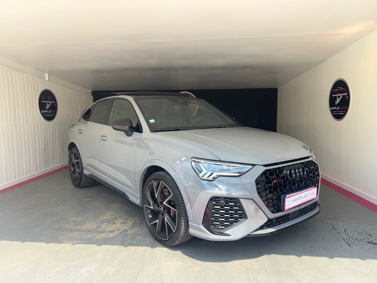 Audi rs q3 sportback 2.5 tfsi 400 ch s tronic 7 occasion simplicicar livry gargan simplicicar simplicibike france