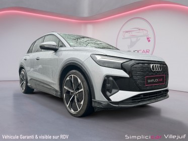 Audi q4 e-tron 2023 40 204 ch 82 kwh s line - toit ouvrant - carplay - full entretien audi, affichage tête haute garantie...