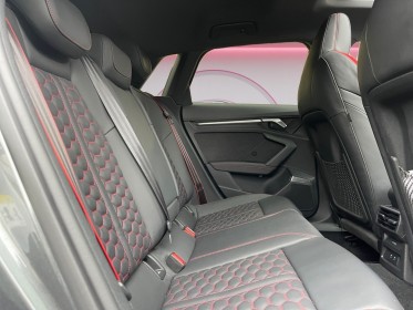 Audi rs3 sportback 2.5 tfsi 400 cv s tronic 7 quattro 100% française, full options, 1 ere main, toit ouvrant, garantie 36...