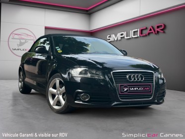 Audi a3 cabriolet 1.6 tdi 105 dpf s line occasion cannes (06) simplicicar simplicibike france