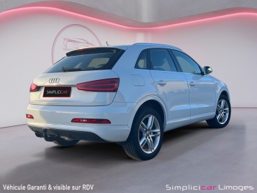 Audi q3 q3 2.0 tdi 140 ch quattro s line occasion simplicicar limoges  simplicicar simplicibike france