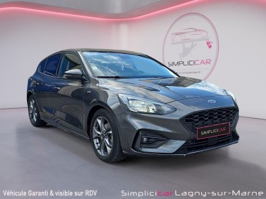 Ford focus 1.0 flexifuel 125  ss mhev st line - première main entretien ford occasion simplicicar lagny  simplicicar...