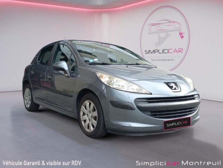 Peugeot 207 1.4 hdi 70ch | garantie 12 mois [ entretenu occasion montreuil (porte de vincennes)(75) simplicicar simplicibike...