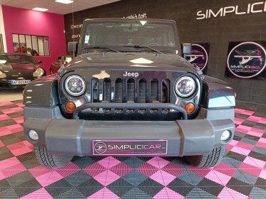 Jeep wrangler 3.6 v6 pentastar sahara unlimited reprogramme ethanol 284 cv occasion simplicicar amiens  simplicicar...