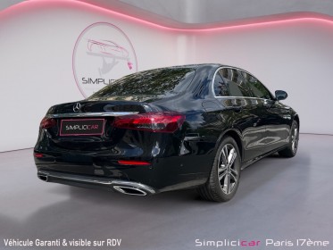 Mercedes classe e 220 d 9g-tronic avantgarde line/camera/siege chauffant/siege electrique/carplay/garantie 12 mois occasion...