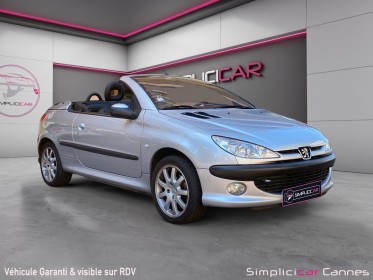 Peugeot 206 cc 2.0i 16v occasion cannes (06) simplicicar simplicibike france