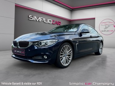 Bmw serie 4 gran coupe f36 430d 258 ch luxury - toit ouvrant - caméra 360 - suivi d'entretien complet bmw occasion...