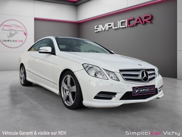 Mercedes classe e coupe 220 cdi blueefficiency executive a garantie 12 mois occasion simplicicar vichy simplicicar...
