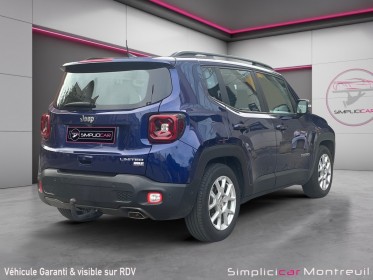 Jeep renegade 1.3 gse t4 150 ch bvr6 limited - sort de concession -  garantie 12 mois. occasion montreuil (porte de...