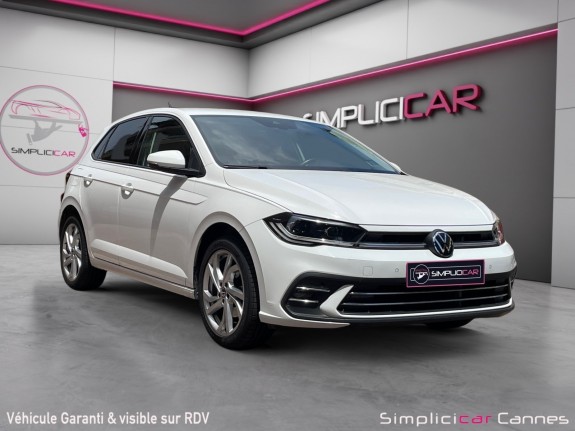 Volkswagen polo dsg7 style 1.0 tsi 110 ss occasion cannes (06) simplicicar simplicibike france