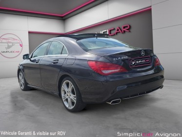 Mercedes cla 250 211ch amg line toit pano ouvrant / sellerie cuir artico beige macchiato / garantie 12mois occasion avignon...