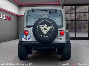 Jeep wrangler sport 4.0l 6 cylindres en ligne occasion simplicicar biarritz  simplicicar simplicibike france