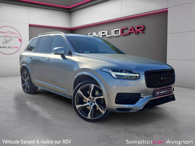 Volvo xc90 t8 twin engine 32087 ch geartronic 7pl r-design occasion avignon (84) simplicicar simplicibike france