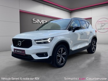 Volvo xc40 t3 163 ch geartronic 8 r-design garantie 12 mois toit ouvrant sièges cuir alcantara caméra 360° radars av/ar......