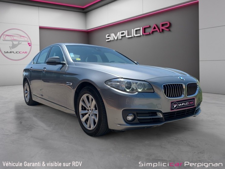 Bmw serie 5 f10 lci 525d xdrive 218 ch luxury / 2ème main / garantie 12 mois occasion simplicicar perpignan  simplicicar...