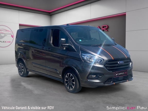 Ford transit custom cabine approfondie 320 l2h1 2.0 ecoblue 185 sport occasion simplicicar pau simplicicar simplicibike france