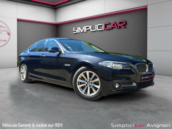 Bmw serie 5 f10 lci 530d 258ch. boite auto steptronic 8-sièges av. chauffants / aff tête haute  gps / garantie 12 mois...