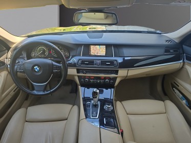 Bmw serie 5 f10 lci 530d 258ch. boite auto steptronic 8-sièges av. chauffants / aff tête haute  gps / garantie 12 mois...