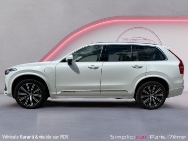 Volvo xc90 recharge t8 awd 30387 ch geartronic 8 7pl inscription luxe  garantie 12 mois occasion simplicicar courbevoie...