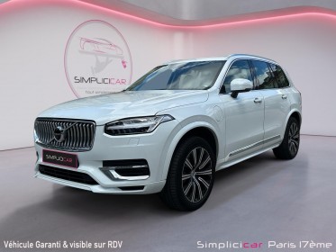 Volvo xc90 recharge t8 awd 30387 ch geartronic 8 7pl inscription luxe  garantie 12 mois occasion simplicicar courbevoie...