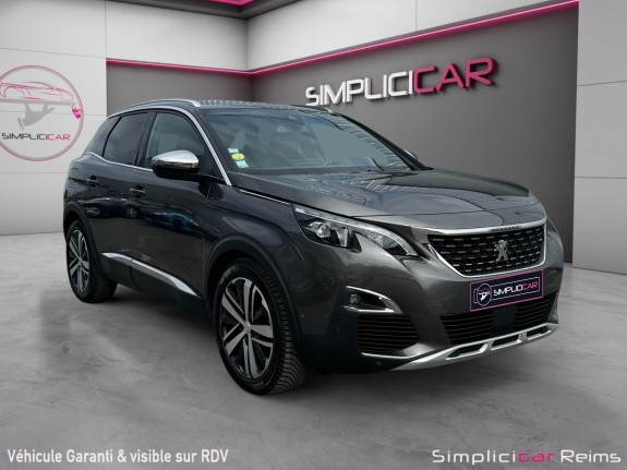 Peugeot 3008 2.0 bluehdi 180 ch eat8 gt , 1ère main , française , garantie 12 mois occasion simplicicar reims simplicicar...